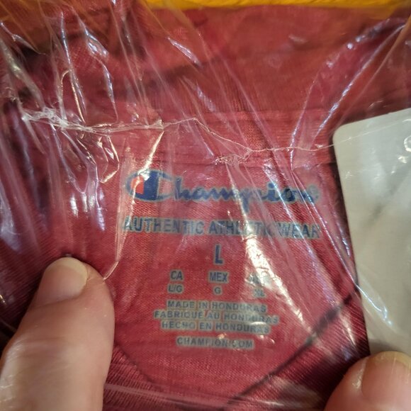 Champion Men's NCAA School Pride Arkansas Short Sleeve T Shirt XL Maroon - Picture 6 of 7